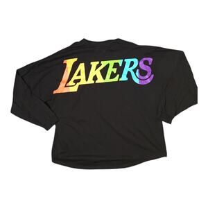 Lakers Pride Night Spirit Shirt Unisex XL Drop Shoulder Graphic Shirt